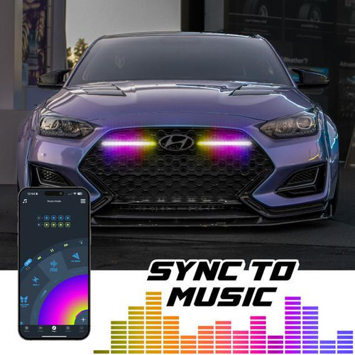 XKGLOW XKGlow RGB XKmax LED Grille Light Bars 