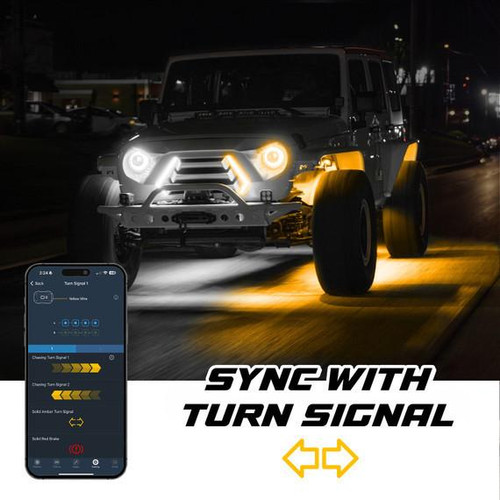 XKGLOW 1997-2006 Jeep Wrangler | XKGlow RGBW XKmax LED Headlights 