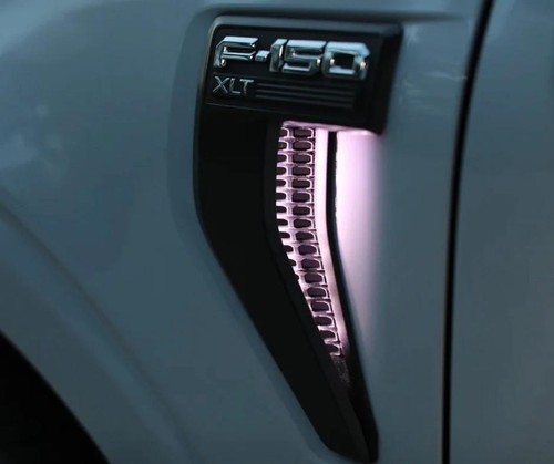 Customs Unlimited 2021+ Ford F-150 | Customs Unlimited LED Fender Badge Kit 