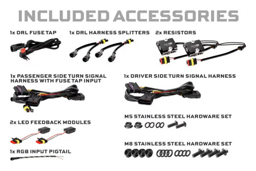 Morimoto 2020-2025 Jeep Gladiator | Morimoto XRGB Fender Flare Chop Kit 