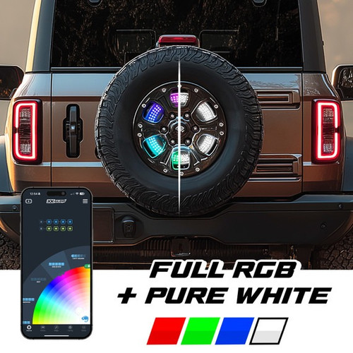 2021-2026 Ford Bronco | XKGlow XKmax RGBW 5th Wheel LED Brake & Reverse Light