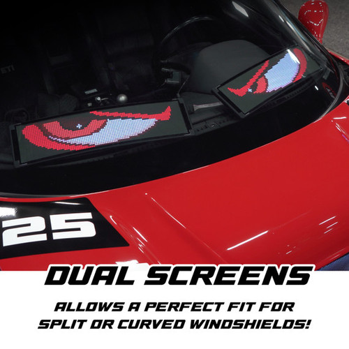 XKGlow XKPixel Windshield Dual LED Screen Kit