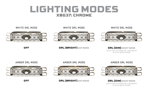2023+ Ford Super Duty | Morimoto XBG LED DRL Grille