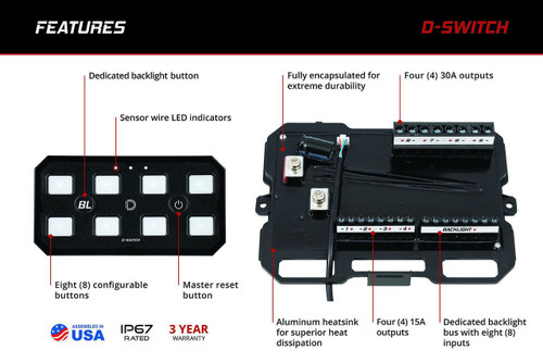 2018-2026 Jeep Wrangler | D-Switch Hub Mounting Kit