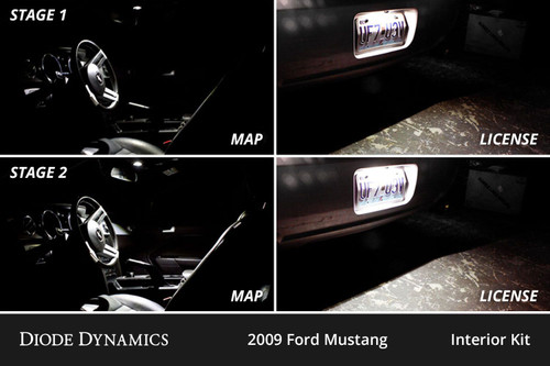 2005-2009 Ford Mustang | Diode Dynamics Interior LED Conversion Kit