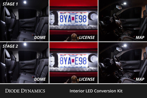 2005-2021 Nissan Frontier | Diode Dynamics Interior LED Conversion Kit