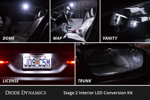 2016-2022 Toyota Prius | Diode Dynamics Interior LED Conversion Kit