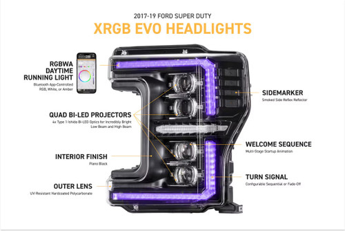 2017-2019 Ford Super Duty | Morimoto XB EVO LED Headlights