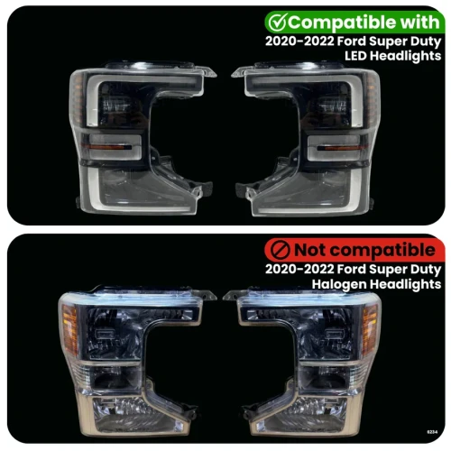 2020-2022 Ford Super Duty | Customs Unlimited Plug-N-Play Harness (LED Headlights)