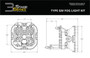 Diode Dynamics 2007-2012 GMC Acadia | Diode Dynamics SS3 LED Fog Lights 