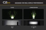  Diode Dynamics C2 2.0 SAE/DOT White Pro Flush Mount LED Light Pod 