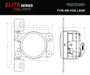 Diode Dynamics 2018-2026 Jeep Wrangler Rubicon or Diode Dynamics Elite Series LED Fog Lights