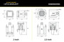 Diode Dynamics 2010-2024 Toyota 4Runner | Diode Dynamics HitchMount LED Pod Reverse Kit 