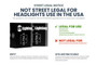 GTR Lighting H4 / 9003 GTR Lighting Ultra 3 LED Bulbs 