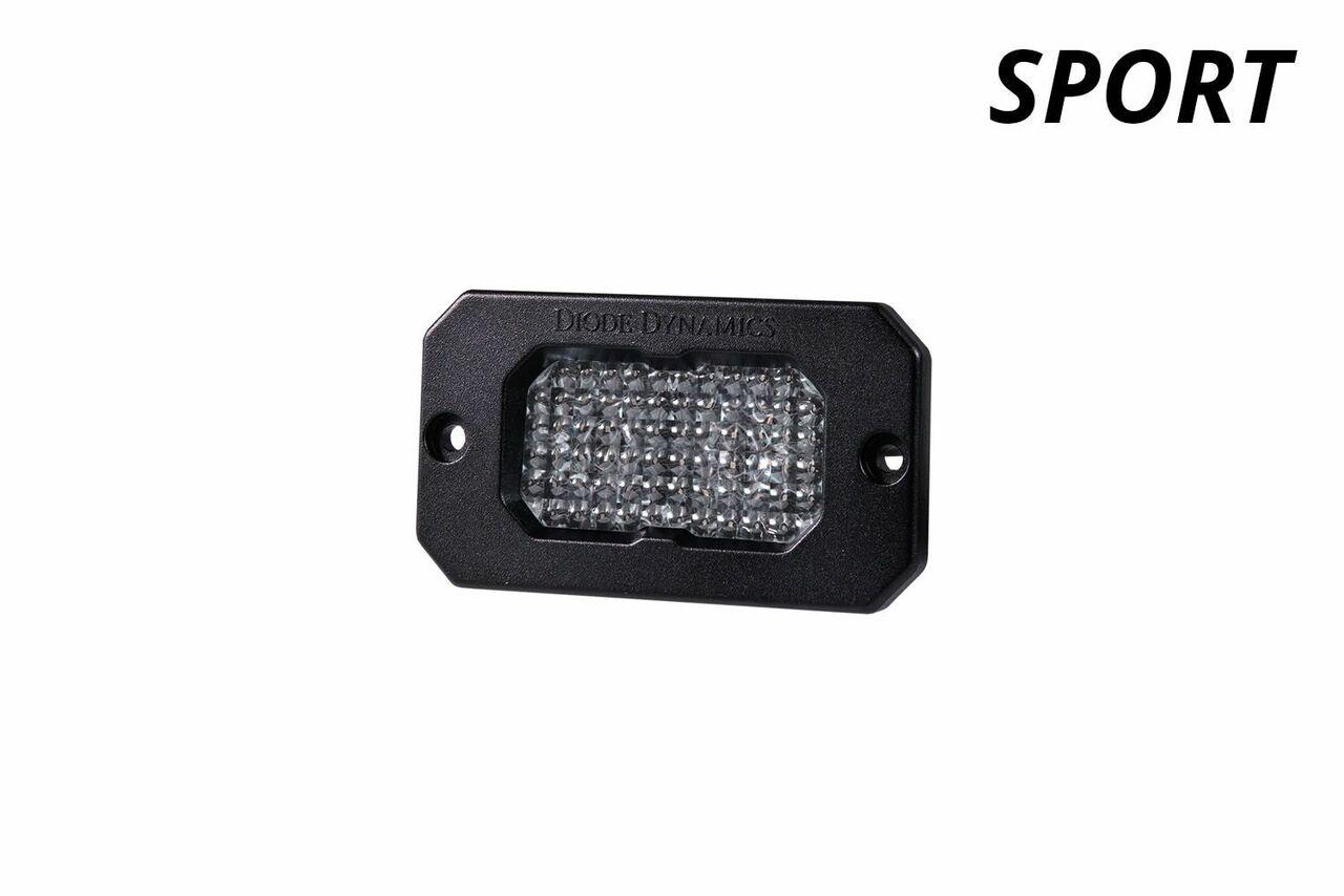 Diode Dynamics Stage Series 2" SAE/DOT White Sport Flush Mount LED Light Pod