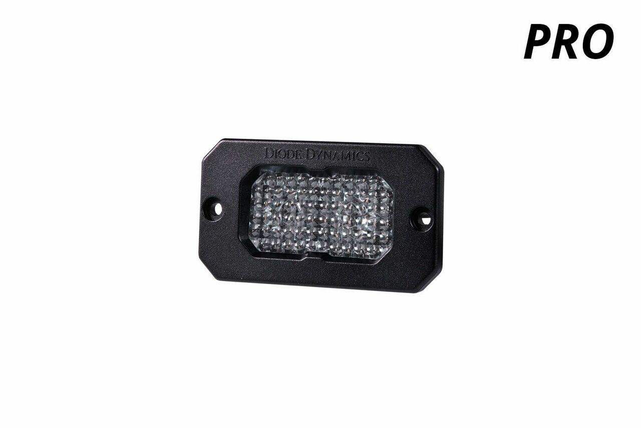 Diode Dynamics Stage Series 2" SAE/DOT White Pro Flush Mount LED Light Pod