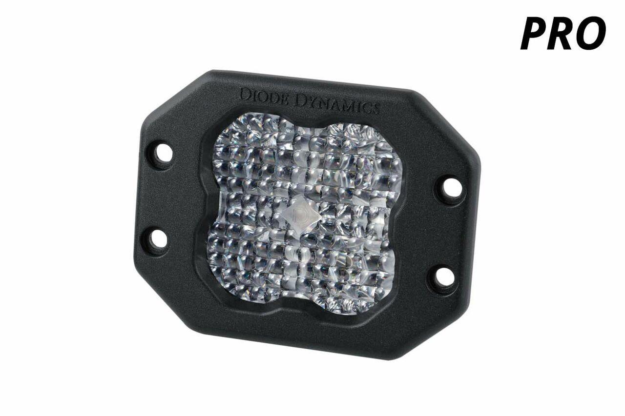Diode Dynamics Stage Series 3" SAE/DOT White Pro Flush Mount LED Light Pod