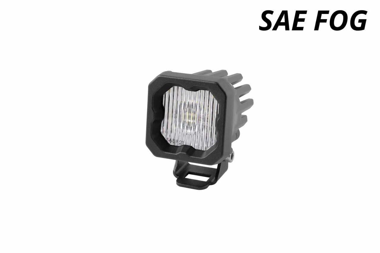 Diode Dynamics Stage Series C1 White SAE/DOT Fog Standard LED Pod