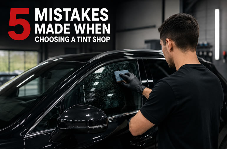 5 Mistakes Made When Choosing a Tint Shop