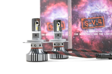 H4 / 9003 Headlight Revolution S-V.4 LED Bulbs