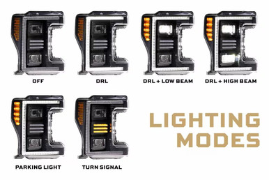 Morimoto 2017-2019 Ford Super Duty | Morimoto XB Hybrid LED Headlights