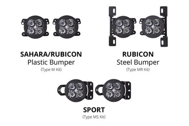 Diode Dynamics 2018-2024 Jeep Wrangler | Diode Dynamics SS3 LED Fog Lights