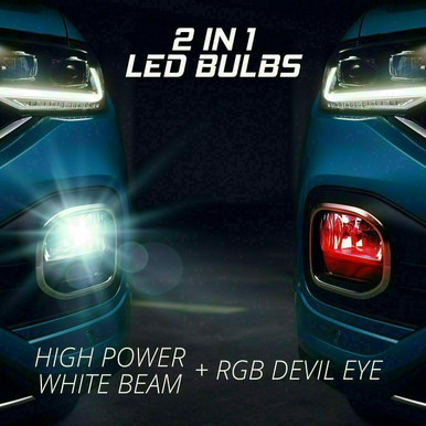XKGLOW 5202 / 2504 XKGlow LED Bulbs w/ Devil Eye