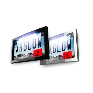 XKGLOW XKGlow Motorcycle LED License Plate Frame