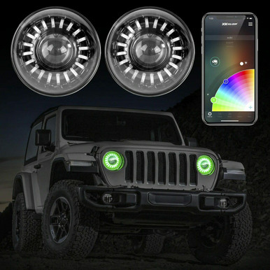 XKGLOW 1997-2006 Jeep Wrangler XKGlow RGB LED Headlights