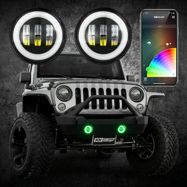 XKGLOW 2018-2024 Jeep Gladiator XKGlow RGB LED Fog Lights