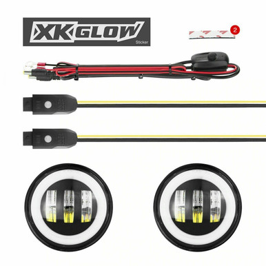 XKGLOW 2018-2024 Jeep Gladiator XKGlow RGB LED Fog Lights
