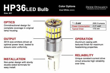 921 Diode Dynamic HP36 LED Bulb