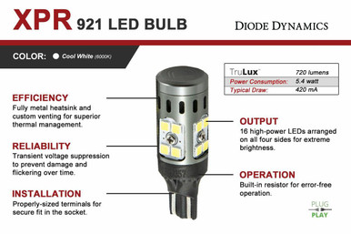 921 Diode Dynamic XPR LED Bulb