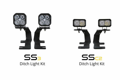 Diode Dynamics 2014-2019 Chevrolet Silverado 1500 or Diode Dynamics Stage Series LED Ditch Light Kit