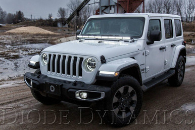 Diode Dynamics 2018-2024 Jeep Wrangler or Diode Dynamics Hood LED Light Bar Kit