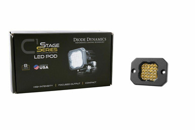 Diode Dynamics Diode Dynamics Stage Series C1 Yellow Pro Flush Mount LED Pod