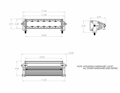 Baja Designs Baja Designs OnX6 Racer Edition 10 LED Light Bar