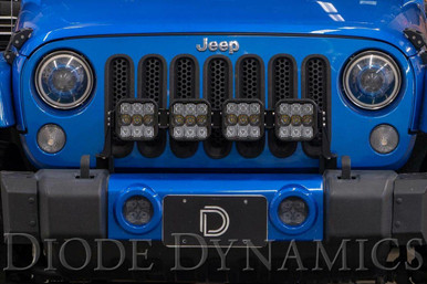 Diode Dynamics 2007-2018 Jeep Wrangler or Diode Dynamics SS5 Grille CrossLink Lightbar Kit