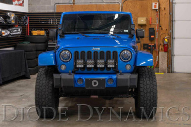 Diode Dynamics 2007-2018 Jeep Wrangler or Diode Dynamics SS5 Grille CrossLink Lightbar Kit