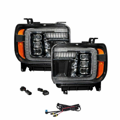 Form Lighting 2015-2019 GMC Sierra 2500/3500 or Form Lighting LED Projector Headlights