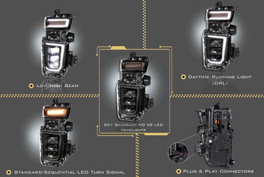 Morimoto 2020 Chevrolet Silverado HD or Morimoto XB LED Headlights