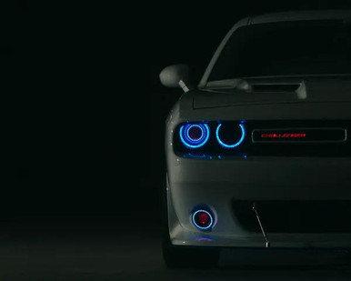 Challenger X-Lume Illuminated LED Grille Badge