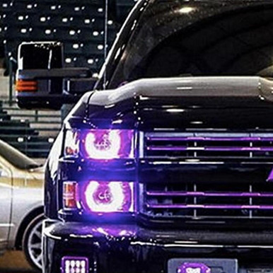 Lighting Trendz 2014-2015 Chevrolet Silverado | Lighting Trendz Projector Halo Kit