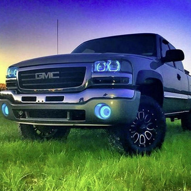 Lighting Trendz 1999-2006 GMC Sierra | Lighting Trendz Flat Bottom Halo Kit