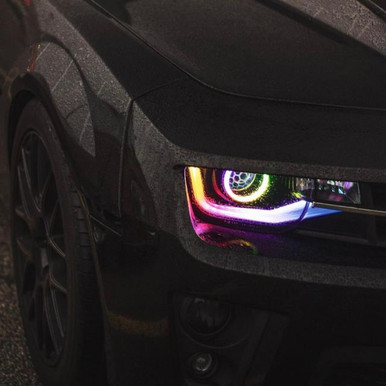 スーパーセブン　レインボー入り 2016-2018 Chevrolet Camaro | Lighting Trendz Pre-Built Headlights