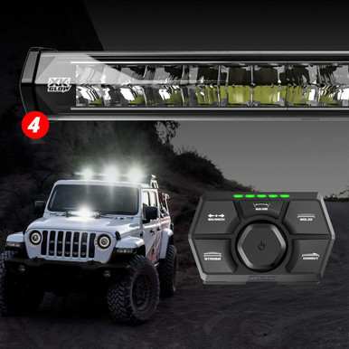 XKGLOW XKGlow SAR 360 Degree 4pc LED Light Bar System