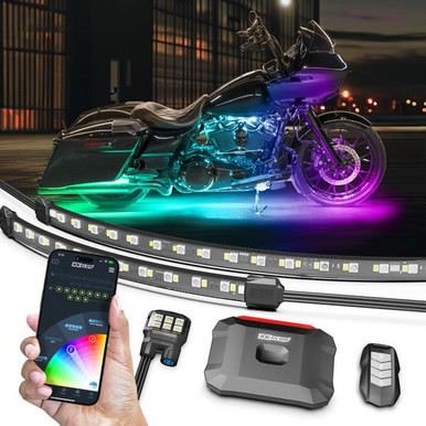 XKGLOW XKGlow RGBW XKmax Motorcycle LED Underglow Lights