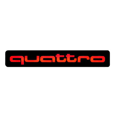 Lit Logos Audi Quattro Lit Logos Illuminated LED Grille Badge
