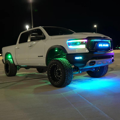 RGB Halo Kits Ram RGB Halo Kits Illuminated LED Grille Badge