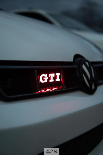 Lit Logos Volkswagen GTI Lit Logos Illuminated LED Grille Badge